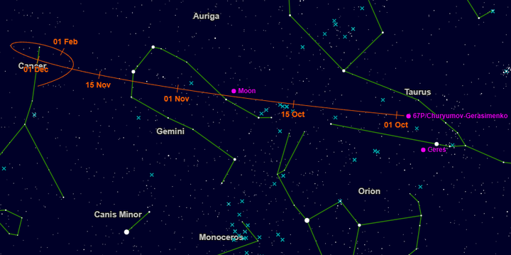 mapka 67P